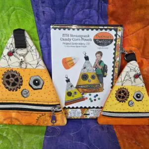 ITH Steampunk Candy Corn Pouch