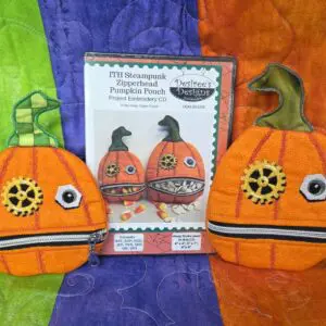 ITH Steampunk Zipperhead Pumpkin Pouch