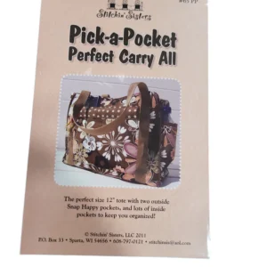 Pick-a-Pocket Perfect Carry All bag pattern.